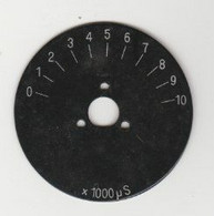 Old Potentiometer Scale-schaal X1000 US - Componentes