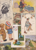 Lot 2625 De 10 CPA Illustrateurs Divers Illustrées Fantaisie Déstockage Pour Revendeurs Ou Collectionneurs - 5 - 99 Postkaarten