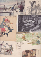 Lot 2636 De 10 CPA Illustrateurs Divers Illustrées Fantaisie Déstockage Pour Revendeurs Ou Collectionneurs - 5 - 99 Cartes