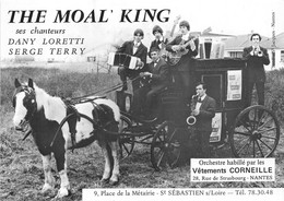 SAINT-SEBASTIEN-sur-LOIRE  -  Carte Publicitaire Du Groupe " THE MOAL'KING " 9 Place De La Métairie - Attelage - Saint-Sébastien-sur-Loire