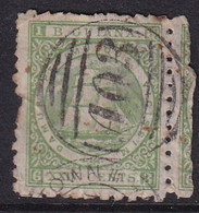 British Guiana 1866 P.10 SG 103 Used (tear Left) A Bit Rough - British Guiana (...-1966)