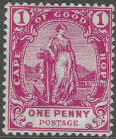 Cape Of Good Hope (CoGH). 1893-1902 Hope. 1d MH SG 59a - Cape Of Good Hope (1853-1904)