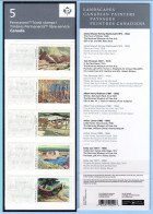 Canada Kanada ATM Stamps 2-6 / Famous Painters / 2016 / Philatelic Service Pack MNH / Frama CVP Automatenmarken - Vignette Di Affrancatura (ATM) – Stic'n'Tic