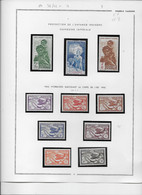 Nouvelle Calédonie Poste Aérienne N°36/45 - Neuf * Avec Charnière - Collection Vendue Page Par Page - TB - Neufs