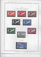 Nouvelle Calédonie Poste Aérienne N°46/54 - Neuf * Avec Charnière - Collection Vendue Page Par Page - TB - Neufs