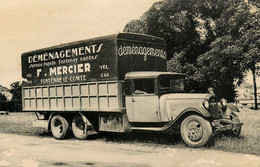 Fontenay Le Comte * Camion CITROEN SIX Déménagements F. MERCIER  Rue De L'ancien Hôpital * Tel.2.66 Transports - Fontenay Le Comte