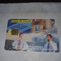 Colombia-transferencia De Llamadas-(2)-(pron-tel$10.000)-(2032281)-chip Card+1card Prepiad Free - Kolumbien