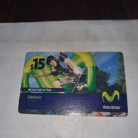 Colombia-movistar Activa-(5)-($15)-(5453-5460-0901-1512)-prepiad Card+1card Prepiad Free - Colombie