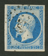 25c EMPIRE (n°15) Obl. Cote 290€. Signé JAMET + BRUN. Superbe. - Other & Unclassified