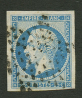 25c EMPIRE (n°15) Obl. Cote 290€. Signé SCHELLER. TTB. - Other & Unclassified