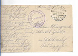 Guerre 14 18 RUSSIE Troupes Allemandes Sur Front Russe Cad Feldpostamt Xxxx Réservekorps + Cachet Violet Bataillon.....G - Sonstige & Ohne Zuordnung