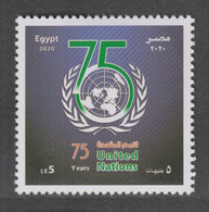 Egypt - 2020 - ( UN - 75th Anniv. United Nations ) - MNH** - Nuovi