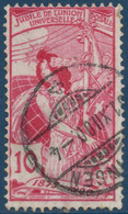 Suisse 25e Anniversaire De L'UPU N°90 10c Rouge Gravure Fine Oblitéré TTB - Gebraucht