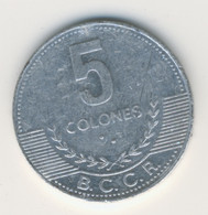 COSTA RICA 2008: 5 Colones, KM 227b - Costa Rica