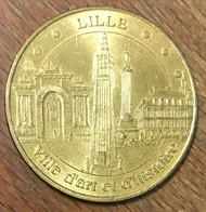 59 LILLE VILLE D'ART ET D'HISTOIRE MDP 2007 MÉDAILLE SOUVENIR MONNAIE DE PARIS JETON TOURISTIQUE MEDALS COINS TOKENS - 2007