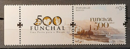 Portugal - 2008 - MNH As Scan - 500 Years Of Funchal - Madeira - Corporate - 1 Stamp With Label - Nuovi