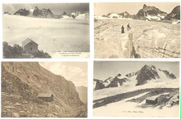 4 Cpa Suisse - Glacier, Cabane D'Orny ( Refuges ), Cabane Dupuis ... - Orny