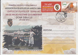 OCNA SIBIULUI- TERRA WIZ PHILATELIC EXHIBITION, SPECIAL COVER, 2018, ROMANIA - Lettres & Documents