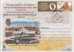 OCNA SIBIULUI- TERRA WIZ PHILATELIC EXHIBITION, SPECIAL COVER, 2018, ROMANIA - Brieven En Documenten