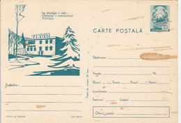 TOURISM, SOVATA- TIVOLI CHALET AND RESTAURANT, PC STATIONERY, ENTIER POSTAL, 1968, ROMANIA - Autres & Non Classés