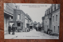 ENVERMEU (76) CIRCUIT DE LA SEINE-INFERIEURE - 6 ET 7 JUILLET 1908 - GRAND PRIX DE L'A.C.F.  / TABAC / AUTOMOTO - Envermeu