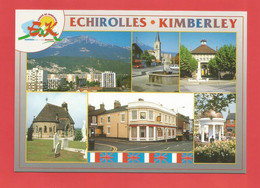 C.P.M.( 38 ) « ECHIROLLES »  Jolie Multi-Vues éditées à L'occasion Des 10 Ans De Jumelage Avec Kimberley  X 2 Phots - Echirolles