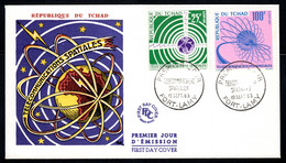 Chad 1963 FDC Mi# 97-98  - Space Communciations - Afrika