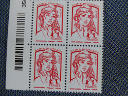 CIAPPA & KAWENA  Sans Grammage  BLOC DE 4, 2ex. Avec Un Trait Rouge  Vertical , TB - Unused Stamps