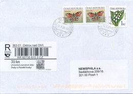 Czech Rep. / Comm. R-label (2021/01) Ostrov Nad Ohri: 35 Years Of Protected Memorial Oak (Quercus Robur) Alleys (X0001) - Storia Postale