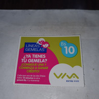 Bolivia-linas Gamelas-(32)-(bs.10)-(63426-89025-7287)-used Card+1card Prepiad Free - Bolivia