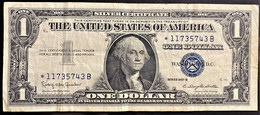 STATI UNITI 1957 SILVER CERTIFICATE STAR CIRC  STAR 11735743 B - Certificats D'Argent (1928-1957)