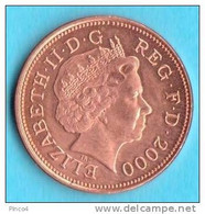 2000  - GRAN BRETAGNA   - MONETA DEL VALORE DI 2  PENCE  - USATA - 2 Pence & 2 New Pence