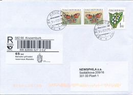 Czech Rep. / Comm. R-label (2021/03) Krucemburk: 65 Years National Nature Reserve Ransko (Ramaria Testaceoflava) (X0019) - Lettres & Documents