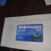 Bolivia-(Holograms-telpago)-(46)-(bs.10.000)-(991-481-9670)-used Card+1card Prepiad Free - Bolivia