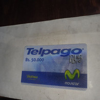 Bolivia-(Holograms-telpago)-(48)-(bs.50.000)-(615-043-9459)-used Card+1card Prepiad Free - Bolivia