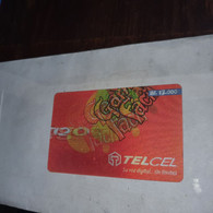 Bolivia-(Holograms-telcel)-(49)-(bs.12.000)-(12/02002585)-used Card+1card Prepiad Free - Bolivie