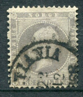 NORWAY 1857 King Oscar 3 Sk. Used.  Michel 3 - Gebruikt