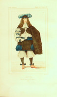 Figure D'histoire-LOUIS XIV Roi De FRANCE Et NAVARRE 1660 Au 17ème 1852 - Prints & Engravings
