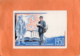 LA POSTE ( JOURNEE Du TIMBRE )   1950  Achat Immédiat - Poste & Facteurs