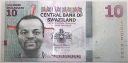 Swaziland - 10 Emalangeni - 2015 - PICK 41a - NEUF - Swaziland
