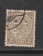 Gd DUCHE DE LUXEMBOURS  (Y&T) 1907/19 - N°90  *Ecusson*    2c. Obli () - 1907-24 Abzeichen