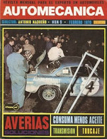 Revista Automecánica Nº 9. Febrero 1970. Automec-9 - Sonstige & Ohne Zuordnung