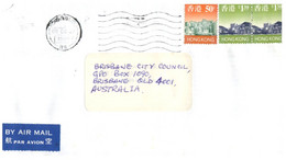 (II (ii) 31) Letter Posted From Hong Kong To Australia (2 Covers) 1997 - Lettres & Documents