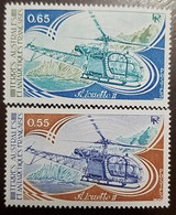 O) 1981 FRENCH SOUTHERN AND ANTARCTIC TERRITORIES, HELICOPTER SCT 95 55c, SCT 96 65c, MNH - Neufs