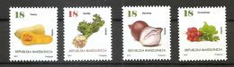 MACEDONIA 2017,VEGETABLES,PUMPKIN,ONION,RADISH,CELERY,MI NO 820-23,MNH - Alimentation