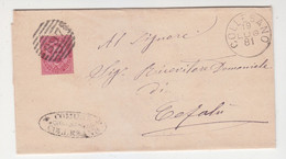 Cover Lettera Annullo A Barre-Viaggiata Italy Italia - Andere & Zonder Classificatie