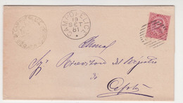 Cover Lettera Annullo A Barre-Viaggiata Italy Italia - Andere & Zonder Classificatie