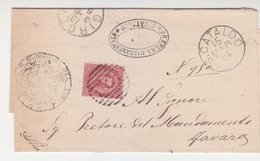 Cover Lettera Annullo A Barre-Viaggiata Italy Italia - Andere & Zonder Classificatie