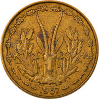Monnaie, French West Africa, 10 Francs, 1957, TTB, Aluminum-Bronze, KM:8 - Togo