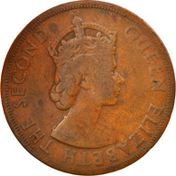 Monnaie, Etats Des Caraibes Orientales, Elizabeth II, 2 Cents, 1955, TB+ - Caraibi Orientali (Stati Dei)